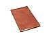 OleksynPrannyk Leather Notebook Cover for Moleskine Cahier 5 x 5.25 Refillable Bound Journal with Lined Paper Handmade in Chestnut Color