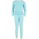 SLM Therma Tek Girl’s 100% Cotton Thermal Underwear Two Piece Set