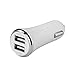 Dual USB Rapid Car Charger for Cellphone [2.1 A + 1 A] for Iphone 6 6s Plus iPhone 5s 5 5c 4s, Samsung Galaxy S6 Edge Plus Note 5 4 S5 Tab S, Lg G4, HTC One M9, Nexus 5,MP3，And More