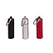 BEADNOVA Pill Holder Keychain Medicine Container Small Portable Pill Case Aluminium Fob Carrier with Medicine (3pcs, 3 Colors Per Pack)