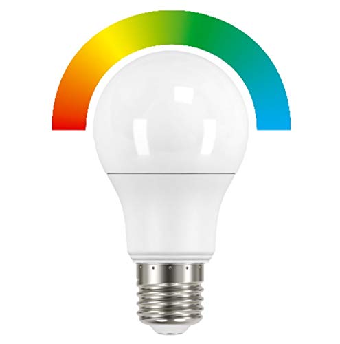 Energizer 9W RGBW Colour Changing E27 GLS LED Opal Bulb ES with Remote Control