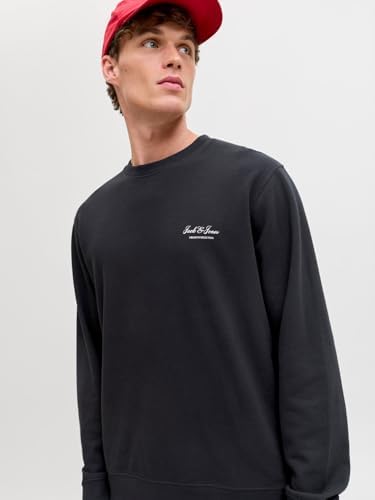 Jjearchive Graphic Sweat Crew Neck Noos, Nero, M
