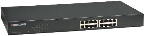 Intellinet 16-Port 10/100 Fast Ethernet Rackmount PoE Switch (503631)