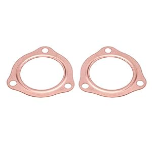 2 stks 2.5 inch Koperen Header Uitlaat Collector Pakkingen Herbruikbaar voor SBC BBC 302 350 454 Uitlaatpakkingen