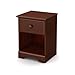 South Shore Summer Breeze 1-Drawer Nightstand-Royal Cherry