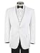 Men's White Formal Dinner Jacket - 48 Regular