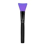 DaySeventh Wooden Handle Facial Face Mud Mask Mixing Brush Cosmetic Makeup Brush (Purple)