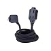 Globe Electric Designer Series 9ft Fabric Extension Cord, 3 Polarized Outlets, Right Angle Plug, 125 Volts, Black, 22810