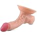 Pure Cell, 6.6 Inch Super Curvy Premium Dildo with Suction Cup - Harness Compatible