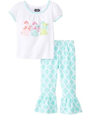 Baby Girls' Newborn Bunny Tunic and Legging Set