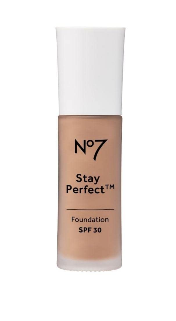 No7 Stay Perfect Foundation (New Formula) - Wheat spf30 - 30ml (pack of 1)