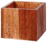 Churchill Buffet Small Wooden Cubes 100(H)x 120(W)x 120(D)mm. Colour: Brown