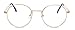 Outray Retro B236 Round Metal Clear Lens Glasses (Gold, 50)