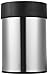Amazon Basics Stainless Steel Trash Waste Can with Lid, Black