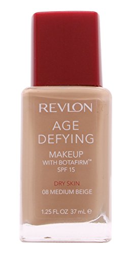 Revlon Age Defying Makeup with Botafirm for Dry Skin, Medium Beige, 1.25 Ounce