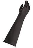 MAPA Trident 287 Natural Latex Glove, Chemical Resistant, 0.035