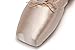 WENDYWU Professional Ballet Pointe Shoe for Kids Girl and Ladies Pink PU Soled Ballet Pointe Dance Shoes with Toe Pads