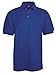Hanes 055X Unisex ComfortSoft Pique Knit Sport Shirt Deep Royal Medium