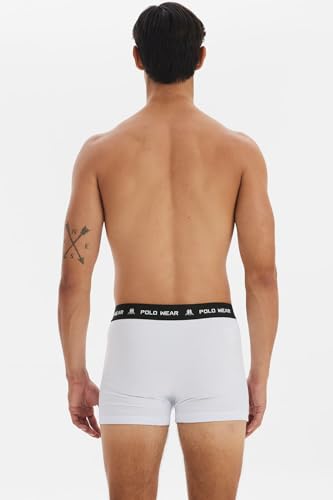 Kit 6 Cuecas Masculinas Boxer Algodão Sem Costura Lateral Polo Wear