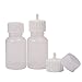 XMASIR Multi Purpose Precision Applicator Bottles, 1 Oz. Glue Squeeze Bottle Set with 2 Caps and 16 Needle Tips for Oil, Liquids, Paint Quilling Craft