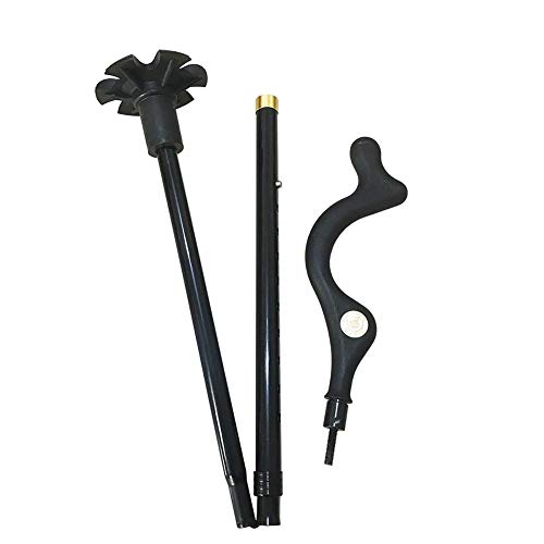 S WIDEN ELECTRIC Trekking Poles Collapsible Hiking Poles Lightweight Walking | Old Man's Crutches | 360 °Adjustment Folding Cane | Portable Self-Standing Hand Walking Stick for Men Women - Thumbnail 3