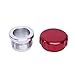 HiwowSport 1.5inches Aluminium Alloy Fuel Cap Weld On Filler Neck And Oil Tank Cap Red Color (1.5inch)