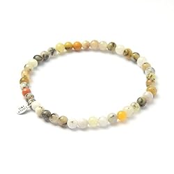 Tiny Rituals YELLOW DENDRITIC OPAL ENERGY BRACELET