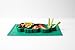 Placemat Plates Toddlers Baby Plate for Babies One-Piece Toddlers Baby Plate Kids Silicone  Dishwasher Microwave BPA-Free FDA Approved Strong Suction Divided Plates Fits Most Highchair Trays (Teal)
