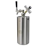PERA Beer Mini Kegs 128 OZ for Craft beer Dispenser