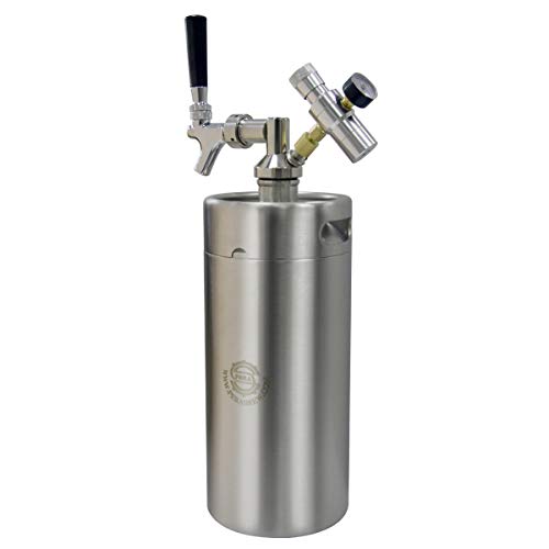 PERA-Beer-Mini-Kegs-128-OZ-for-Craft-beer-Dispenser-CO2-regulator-with-beer-faucet-taps