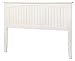 Atlantic Furniture AR282852 Nantucket Headboard, King, White