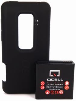 QCell Sprint HTC Evo 3D 3850mAh X-Life Extended Battery + FREE Battery Cover (NOT compatible with EVO 4G / EVO Design 4G / EVO 4G LTE)