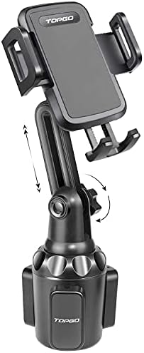 Car-Cup-Holder-Phone-Mount Adjustable Pole Automobile Cup Holder Smart Phone Cradle Car Mount for iPhone 11 Pro/XR/XS Max/X/8/7 Plus/6s/Samsung S10 /Note 9/S8 Plus/S7 Edge(Black) Car-Cup-Holder-Phone-Mount Adjustable Pole Automobile Cup Holder Smart Phone Cradle Car Mount for iPhone 11 Pro/XR/XS Max/X/8/7 Plus/6s/Samsung S10 /Note 9/S8 Plus/S7 Edge(Black)