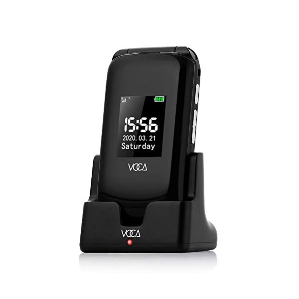 VOCA-Big-Button-Mobile-Phone-for-Elderly-Senior-V540-Unlocked-4G-Flip-Cell-Phone-Dual-Big-Screen-Predictive-Text-SOS-Button-Hearing-Aid-Compatible-Easy-to-Use-Senior-Friendly-Black VOCA Big Button Mobile Phone for Elderly | Flip Phone | Dual Screen | Unlocked 4G LTE | High Volume | SOS Button…