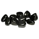 CrystalAge Jet Tumble Stone (20-25mm) - Pack of 5
