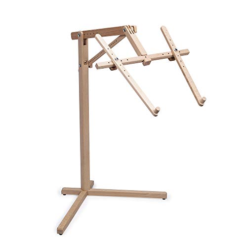 Needlework FloorStanding Type Stand Made of Natural Organic Beech Wood