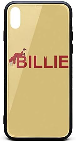 Fashion Phone case for iPhone x/xs/xs max Billie-Eilish-Music Shock Absorption TPC Tempered Glass 80s pop Cover Case