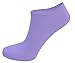 Chic 3 Pack Womens Socks Purple Blue Yellow