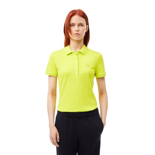 Lacoste WomensL.12.D Slim Fit Stretch Mini Pique PoloFirefly44