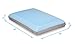 TruContour Cooling Gel Pillow with Soft Memory Foam - Includes Fitted Cotton Pillow Case and Storage Case