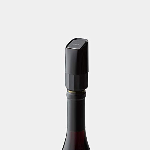 Rabbit Aerating Pourer, Dual Function Bottle Stopper, Black Pricepulse