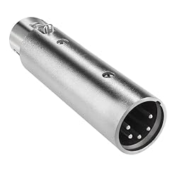 QIANRENON 5Pin XLR to 3Pin XLR DMX Converter