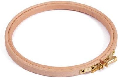 Milward Beech Wood Embroidery Hoop, 7in 17.8cm Diameter for Cross Stitch Needlework & Crafts, Durable, Smooth Finish - Image 3