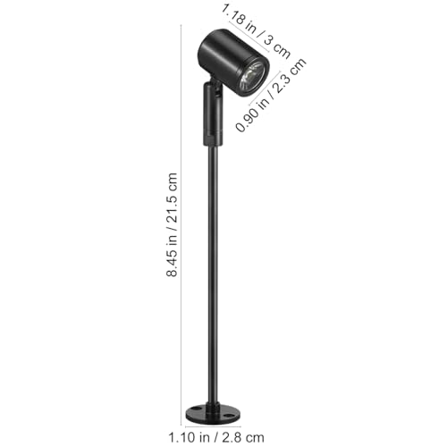 PRETYZOOM LED Spotlight on Stand for Jewellery Showcase Portable Led Projector 3W with Adjustable Head for Interior Lighting of Cabinets and Jewelry Presents
