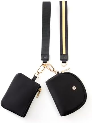 Amazon.com: Keychain Wallet Mini Zip Around Wristlet Wallets for