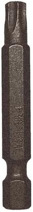 Power Bit, SAE, 1/4", Hex, T30, 2", S2 Steel