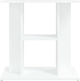 vidaXL Aquarium Stand 60x30x60 cm Engineered Wood White 3-Tier Cabinet view 5