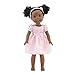 Emily Rose 14 Inch Doll Clothes | Pink Easter Doll Dress with Rosette Headband | Fits 14
