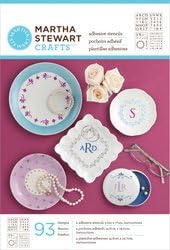 Martha Stewart Crafts Glass Adhesive Stencils-Classic Serif