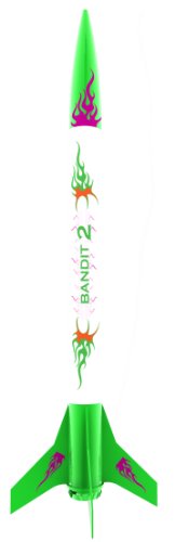 Estes 2435 3 Bandits Rocket-Building Kit, Beginner Mini-Engine-Powered Flying-Rocket-Model Kit for Ages 10+